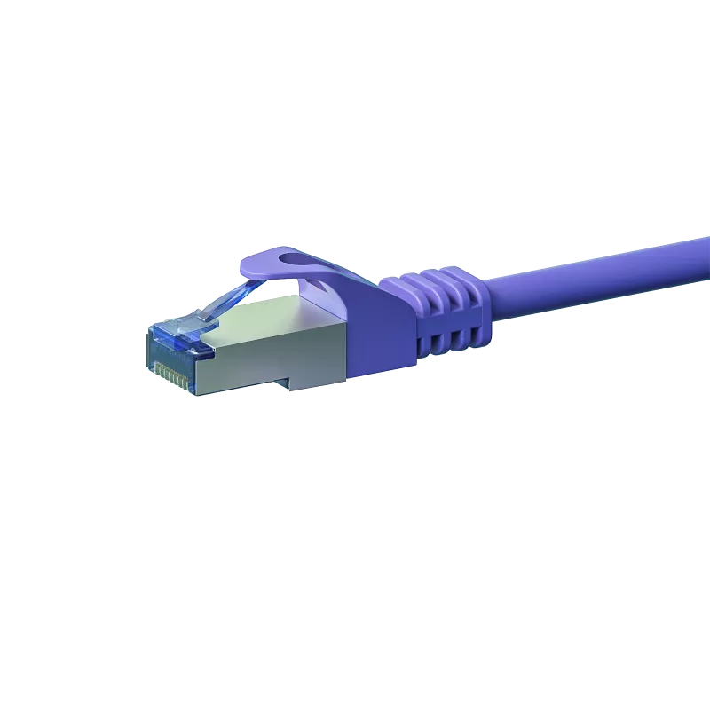 DSIT CAT 6a S/FTP LSZH Καλώδιο δικτύου Patch 15m Μωβ