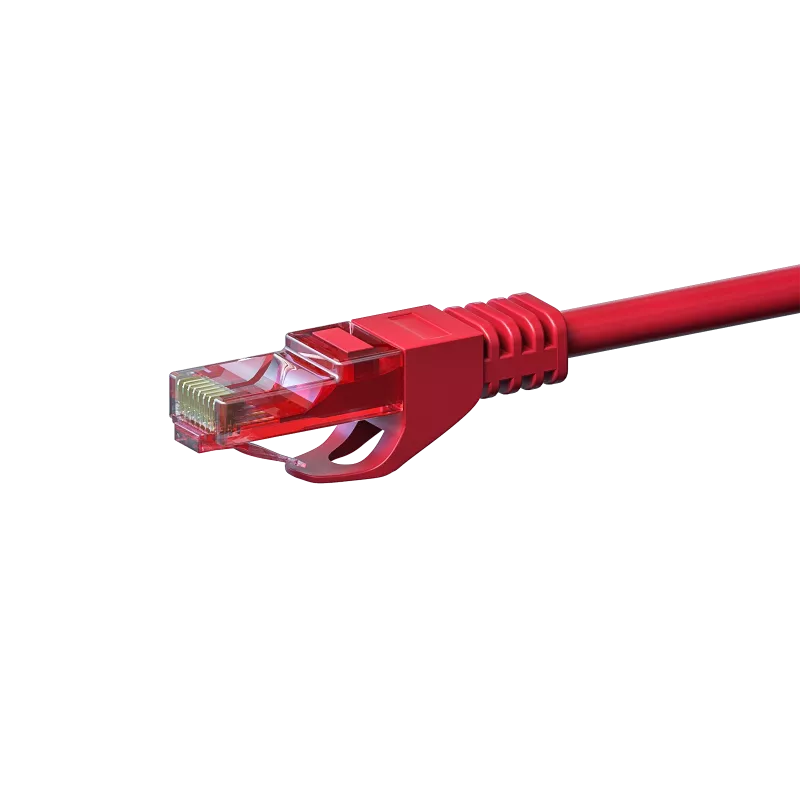 DSIT CAT6 Καλώδιο δικτύου U/UTP 0,25 m Κόκκινο 100% Χαλκός (DC-65-002)
