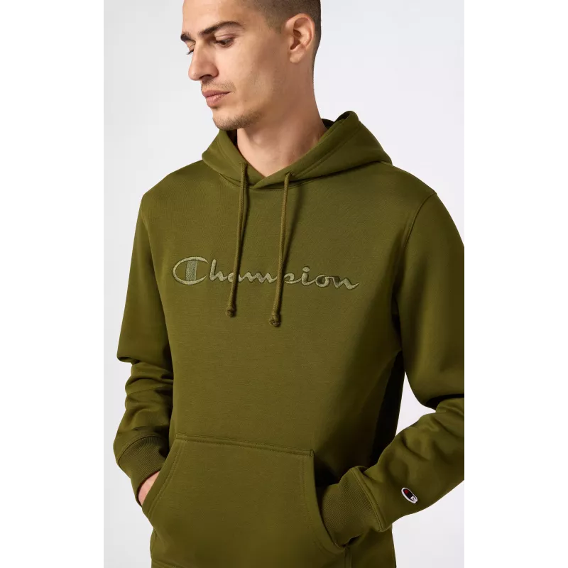 Champion Ανδρικό Φούτερ με κουκούλα Olive 220271 GS585 M
