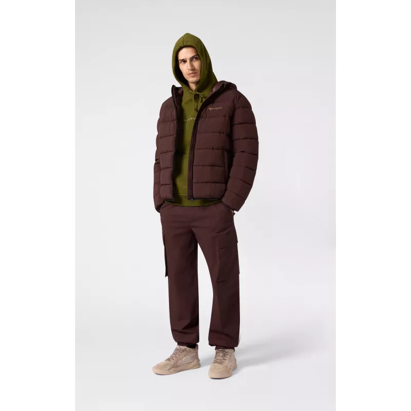 Champion Ανδρικό Φούτερ με κουκούλα Olive 220271 GS585 M