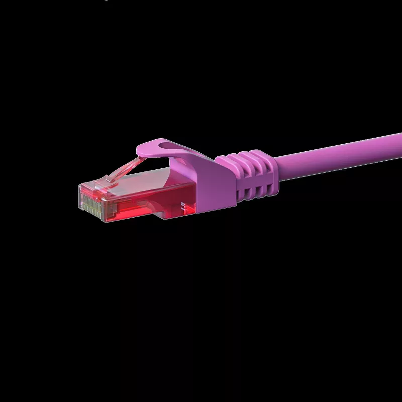 DSIT CAT6 Καλώδιο δικτύου U/UTP 2m Ροζ 100% Χαλκός (DC-69-020)