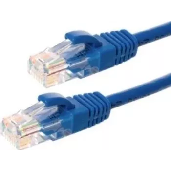 DSIT CAT6 Καλώδιο Ethernet Patch 100% Χαλκός U/UTP 5m Μπλε (DC-64-050)