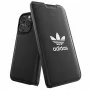 Adidas Originals Basic Booklet θήκη για iPhone 14 Pro, μαύρο & λευκό