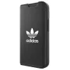 Adidas Originals Basic Booklet θήκη για iPhone 14 Pro, μαύρο & λευκό