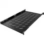 DSIT DS-FO96 19 inch καθολικό σταθερό ράφι 1U, ρυθμιζόμενο βάθος 710-950 mm, μαύρο