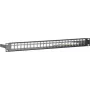 DSIT DS-Patch-24STP patch panel Keystone 24 θυρών S/UTP 1U μαύρο