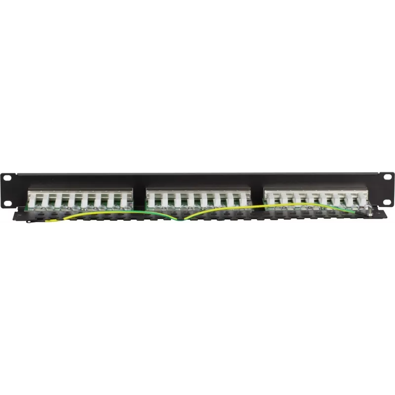 DS-IT CAT 5e FTP patch panel 24 θυρών για τοποθέτηση σε rack 19 inch