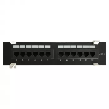 DS-IT CAT 6 patch panel επιτοίχιας τοποθέτησης, 12 θυρών UTP (DS-Patch6-12UTP-WM)