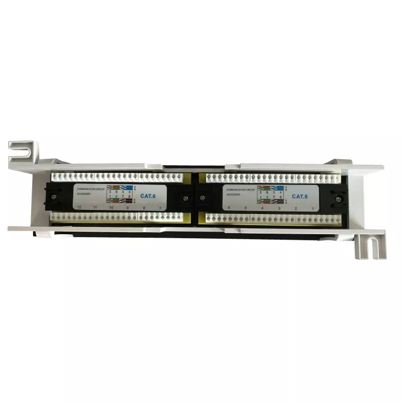 DS-IT CAT 6 patch panel επιτοίχιας τοποθέτησης, 12 θυρών UTP (DS-Patch6-12UTP-WM)