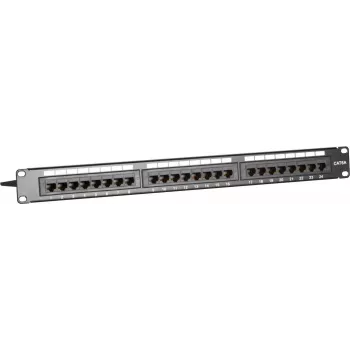DSIT DS-Patch6a-24UTP patch panel 24 θυρών CAT6a UTP, 19 inch 1U, 10GbE, PoE+