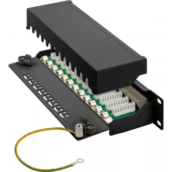 DSIT DS-10Patch6a-12STP patch panel 10 inch 12 θυρών STP CAT 6a