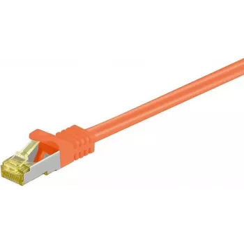 DSIT RJ45 καλώδιο δικτύου S/FTP PiMF με CAT 7 καλώδιο, 1 m, πορτοκαλί (DC-76-010)