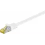 DSIT Cat.7 S/FTP (PiMF) RJ45 καλώδιο patch, λευκό, 1,50 m