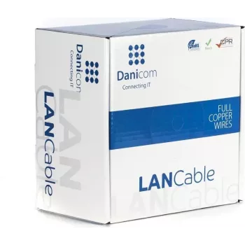 DSIT DANICOM CAT6 FTP 100m καλώδιο PVC (Fca) - DC-FTP6-100-FCA