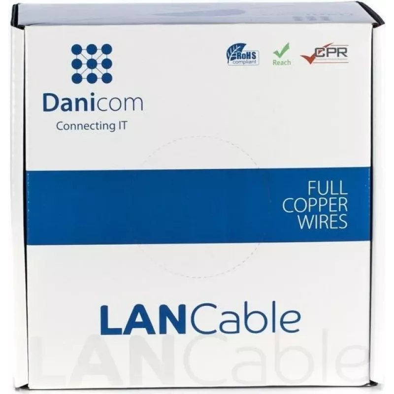DSIT DANICOM CAT6 FTP 100m καλώδιο PVC (Fca) - DC-FTP6-100-FCA
