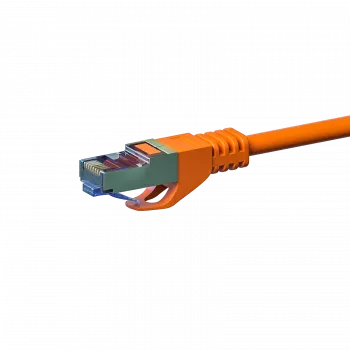DSIT CAT 6a S/FTP LSOH καλώδιο δικτύου patch 0,5 m πορτοκαλί