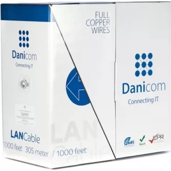 DSIT DANICOM CAT5E FTP 305m εύκαμπτο καλώδιο δικτύου PVC (Fca)