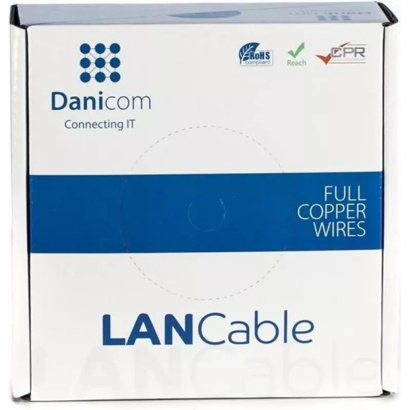 DSIT DANICOM CAT5E FTP 50m εύκαμπτο καλώδιο δικτύου PVC (Fca)