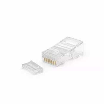 DSIT UTP RJ45 CAT6 βύσμα δικτύου για εύκαμπτα καλώδια - συσκευασία 10 τεμ.