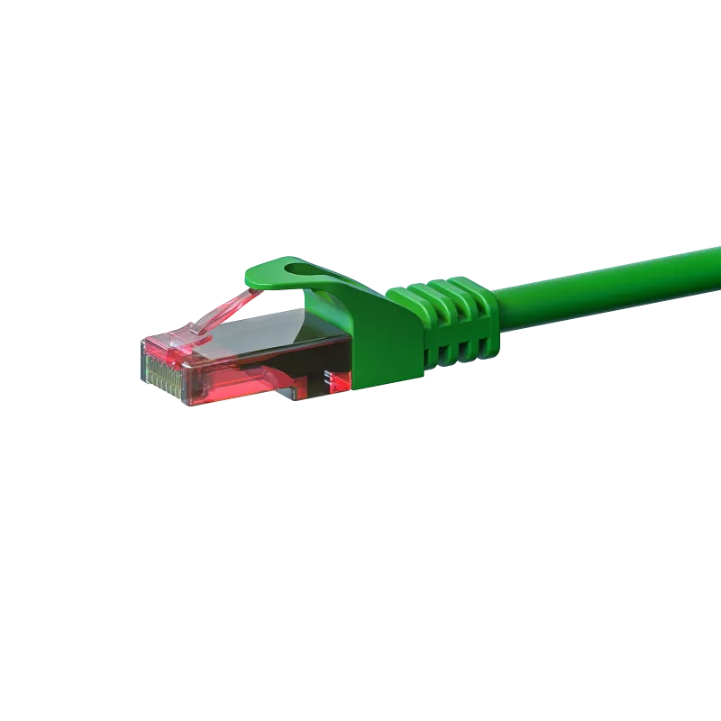 DSIT CAT6 U/UTP καλώδιο δικτύου patch, 0,25 m, πράσινο, 100% χαλκός