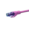 DSIT CAT6a καλώδιο δικτύου 100% χαλκός - U/UTP - 0,50 μέτρα - ροζ (DC-U6A9-005)