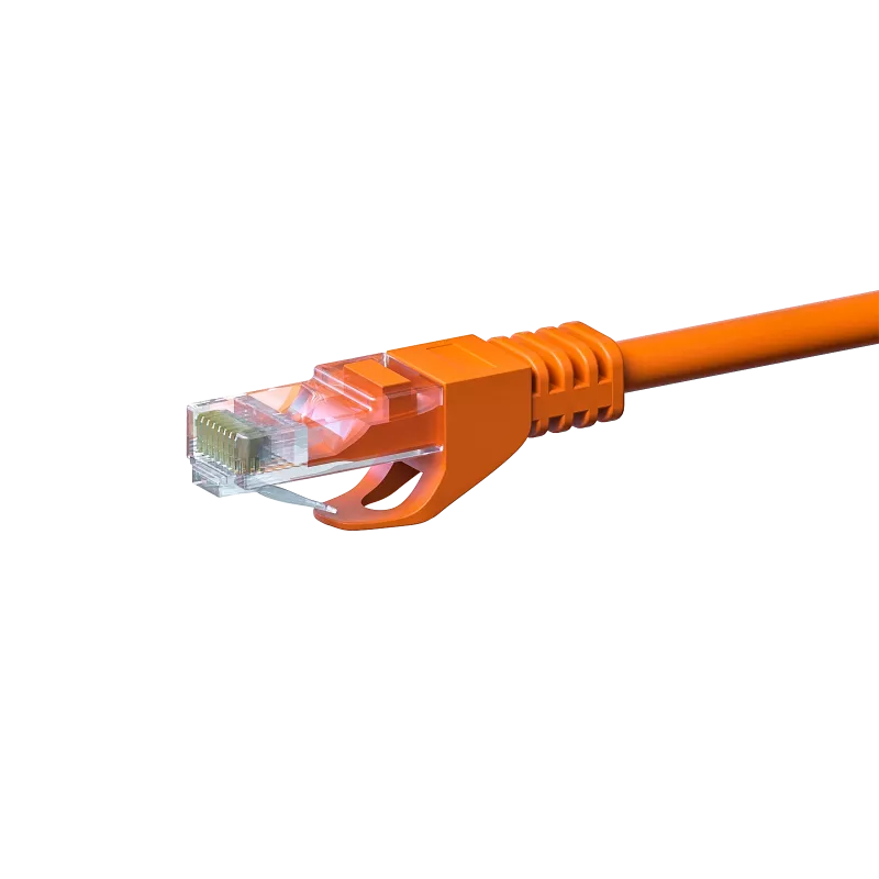 DSIT CAT5e U/UTP καλώδιο δικτύου patch, 5m, πορτοκαλί, 100% χαλκός, RJ45, 1 Gbps