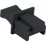 DSIT καπάκια θυρών RJ45, σετ 10 τεμ., μαύρο