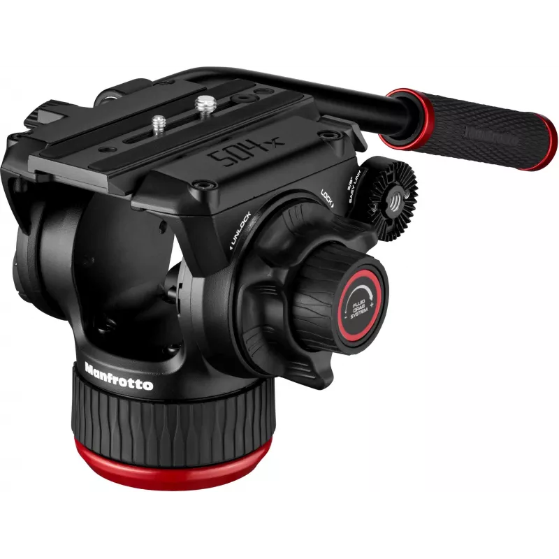 Manfrotto MVH504XAH 504X κεφαλή τριπόδου, αλουμίνιο, μαύρο