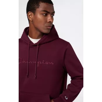 Champion ανδρικό hoodie βυσσινί 220271 RS522 μέγεθος S