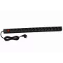 DSIT DS-15PDU 15 θέσεων κάθετη μονάδα διανομής ρεύματος rack, 230V 16A, πρίζες Schuko, καλώδιο 2m, μαύρο