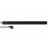 DSIT DS-15PDU 15 θέσεων κάθετη μονάδα διανομής ρεύματος rack, 230V 16A, πρίζες Schuko, καλώδιο 2m, μαύρο