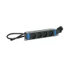 DSIT DS10-4PDU-PE 10 ιντσών πολύπριζο 4 θέσεων με σούκο, καλώδιο 1,5 m, λευκό