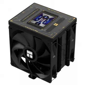 Thermalright Burst Assassin 120 Vision Black ARGB αερόψυκτρα CPU με οθόνη TFT-LCD, 6 heatpipes, 220W TDP, ανεμιστήρας 120mm PWM, Intel LGA1700/1200/115X/2011/2066, AMD AM5/AM4
