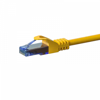 DSIT CAT6a U/UTP 100% Χαλκός Καλώδιο Ethernet Patch, 0,15 m, Κίτρινο