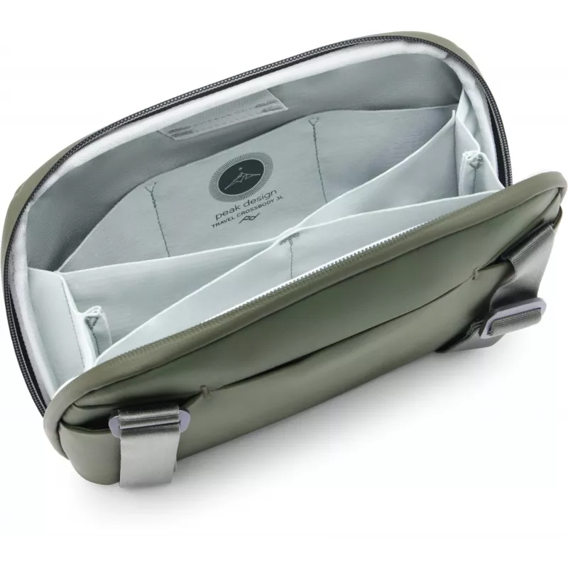 τσάντα χιαστί Peak Design Travel Crossbody Bag, 3 L, Sage (BTRC-3-SG-2)