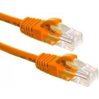 DSIT CAT6a U/UTP 100% χαλκός καλώδιο patch 15m πορτοκαλί