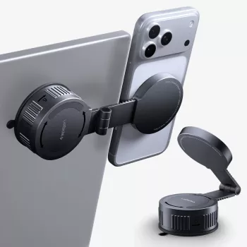SPIGEN MFT35-1 OneTap Pro MagSafe μαγνητική βάση αυτοκινήτου για ταμπλό, παρμπρίζ και οθόνη, μαύρο