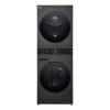LG ELECTRONICS WashTower WT1210BBF (WiFi) 12kg/10kg πλυντήριο-στεγνωτήριο με AI DD™, Steam+ και ezDispense™ - Black Steel