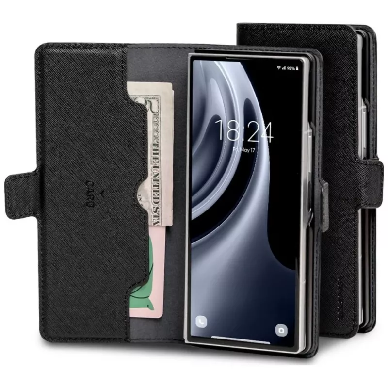 Mercury Premium Wallet Diary θήκη για Samsung Galaxy Z Fold8 Ultra - μαύρο