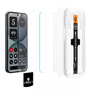 Spigen GLAS.tR EZ Fit Pro AC HD μεμβράνη προστασίας οθόνης από σκληρυμένο γυαλί για Nothing Phone (4a), συσκευασία 2 τεμ., διαφανές