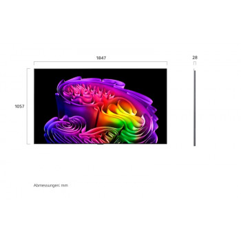 LG OLED83G67LW 83 ίντσες OLED evo Gallery Edition 4K Smart TV με α9 Gen5 AI-επεξεργαστή, 120Hz, Dolby Vision IQ, Dolby Atmos, webOS 22, G-Sync/FreeSync, βάση τοίχου περιλαμβάνεται