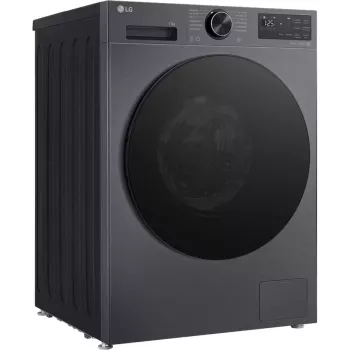 LG F4WX701YB 10,5 kg μπροστινό πλυντήριο με AI DD, ατμό, Wi-Fi - Black Steel