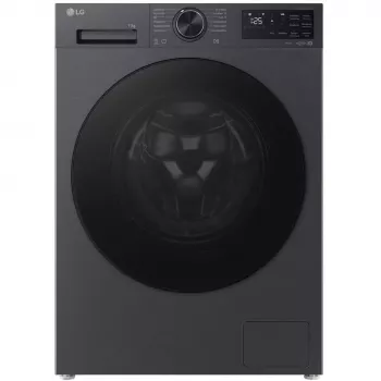 LG F4WX701YB 10,5 kg μπροστινό πλυντήριο με AI DD, ατμό, Wi-Fi - Black Steel