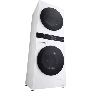 LG WashTower WT1210WWF WiFi πλυντήριο-στεγνωτήριο 12kg με αντλία θερμότητας, Λευκό