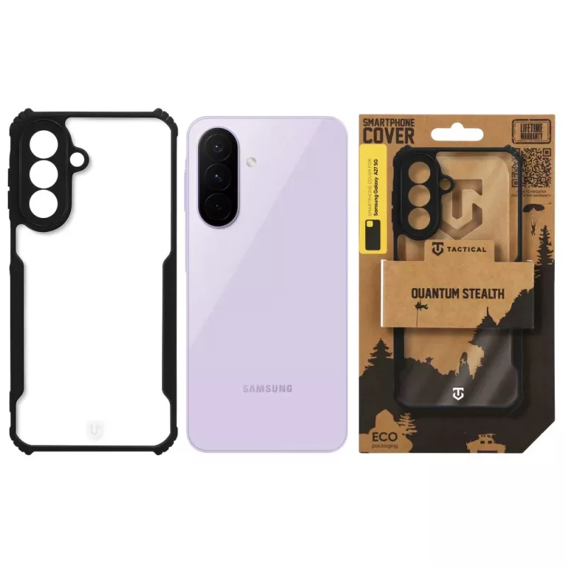 Tactical Πίσω Θήκη Quantum Stealth Samsung Galaxy A27 5G Διάφανο/Μαύρο