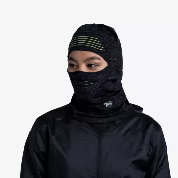 BUFF DryFlx Pro κουκούλα - Μαύρο, αδιάρρηκτο 4-way stretch, θερμικό, αντανακλαστικό