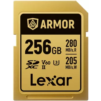 Κάρτα μνήμης Lexar Professional ARMOR GOLD SDXC UHS-II, 256 GB, V60 (LSDAMGL256G-RNNNG)