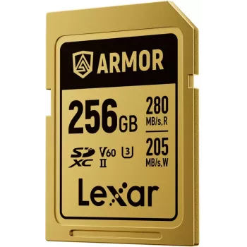 Κάρτα μνήμης Lexar Professional ARMOR GOLD SDXC UHS-II, 256 GB, V60 (LSDAMGL256G-RNNNG)