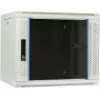 DSIT 9U επιτοίχιο rack server με γυάλινη πόρτα, λευκό, 600x450x500 mm
