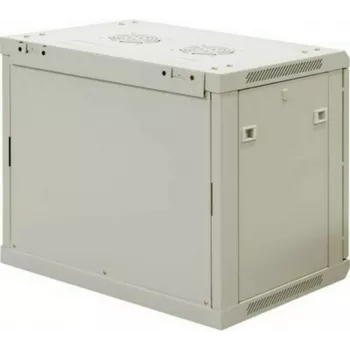 DSIT 9U επιτοίχιο rack server με γυάλινη πόρτα, λευκό, 600x450x500 mm